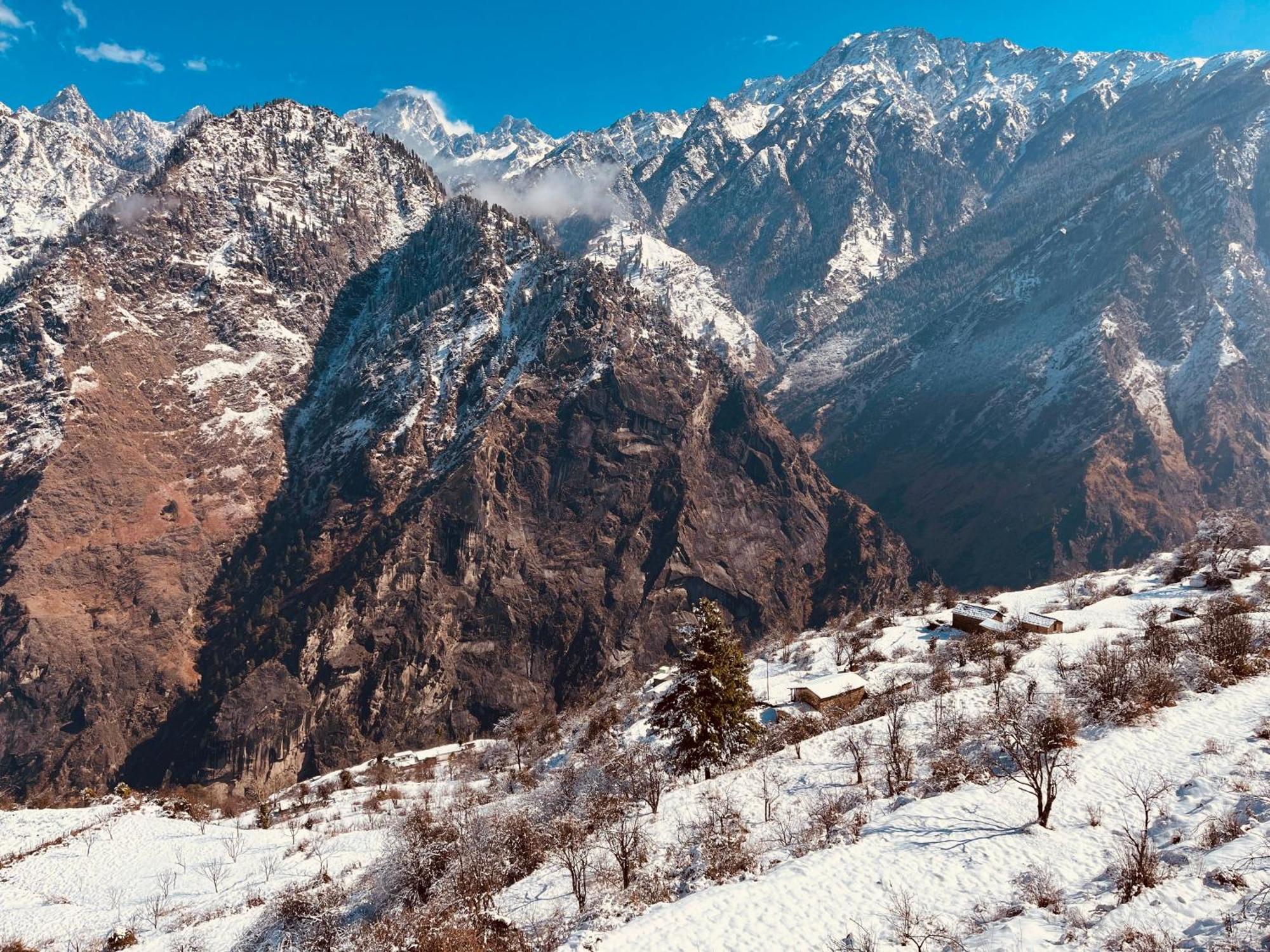 Faraway Cottages, Auli Joshīmath Exteriér fotografie